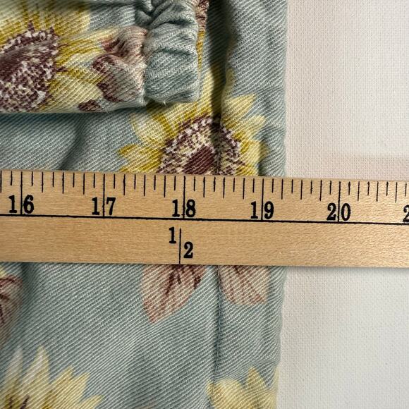 Vintage A. Byer Sunflower Denim Jacket Women’s M Cropped Hooded 90s Y2K - Picture 10 of 10